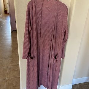 LuLaRoe longer sweater with pockets, xl
